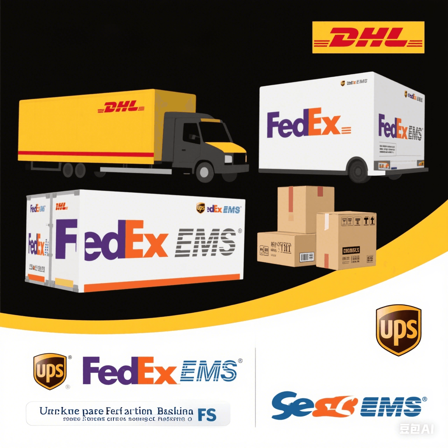 国际快递 (UPS/DHL/FEDEX/EMS)